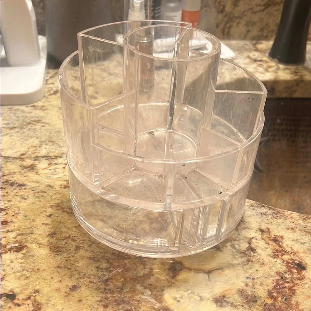 Clear Rotating Makeup Organizer